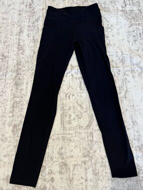 Athleta Girl XL/14 High Rise Stash Your Treasures Leggings – Black